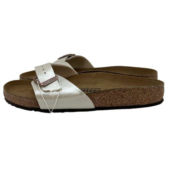 Birkenstock Women's Madrid Sandals | Graceful Pearl White | Size 8 - Picture 4 of 7